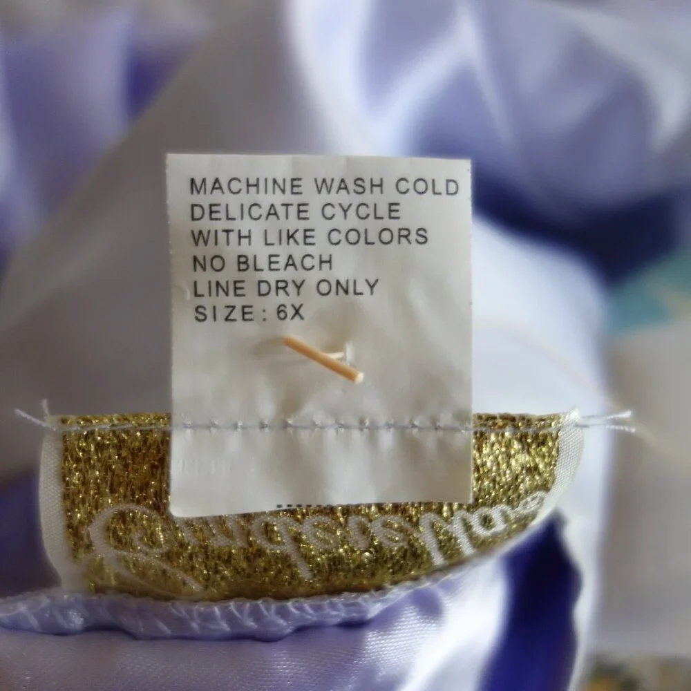 NWT CINDERELLA Brand Light Lavendar Princess Beaded Sequin Tulle Dress 6X